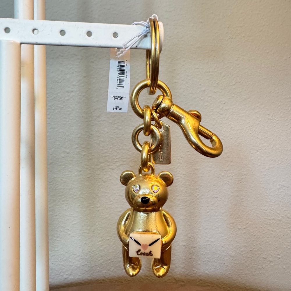 COACH Bear Keychain - Valentine